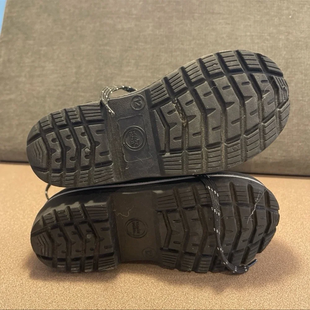 Wonder Nation Black Winter Boots size 12